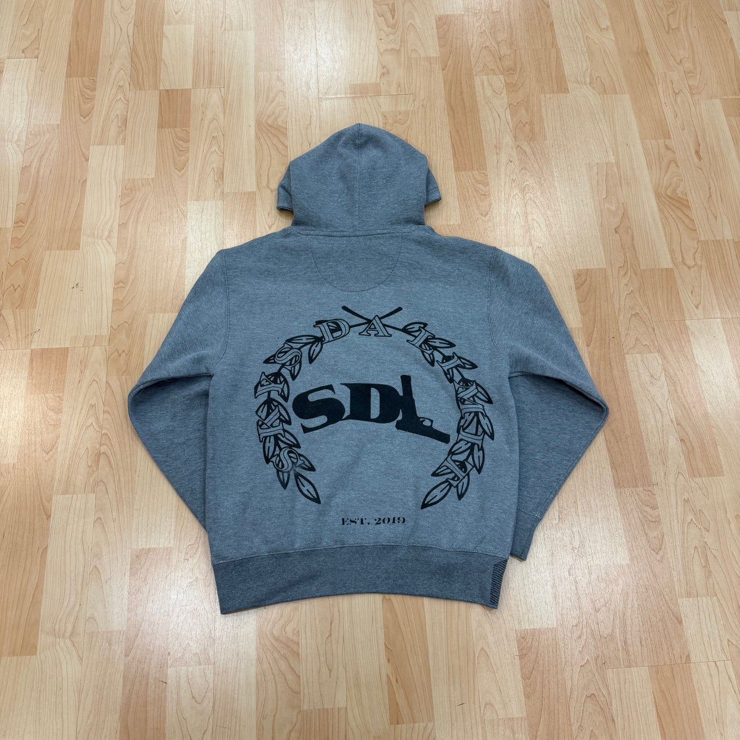 SKYS DA LIMIT GREY HOODIE (PRE-OWNED)