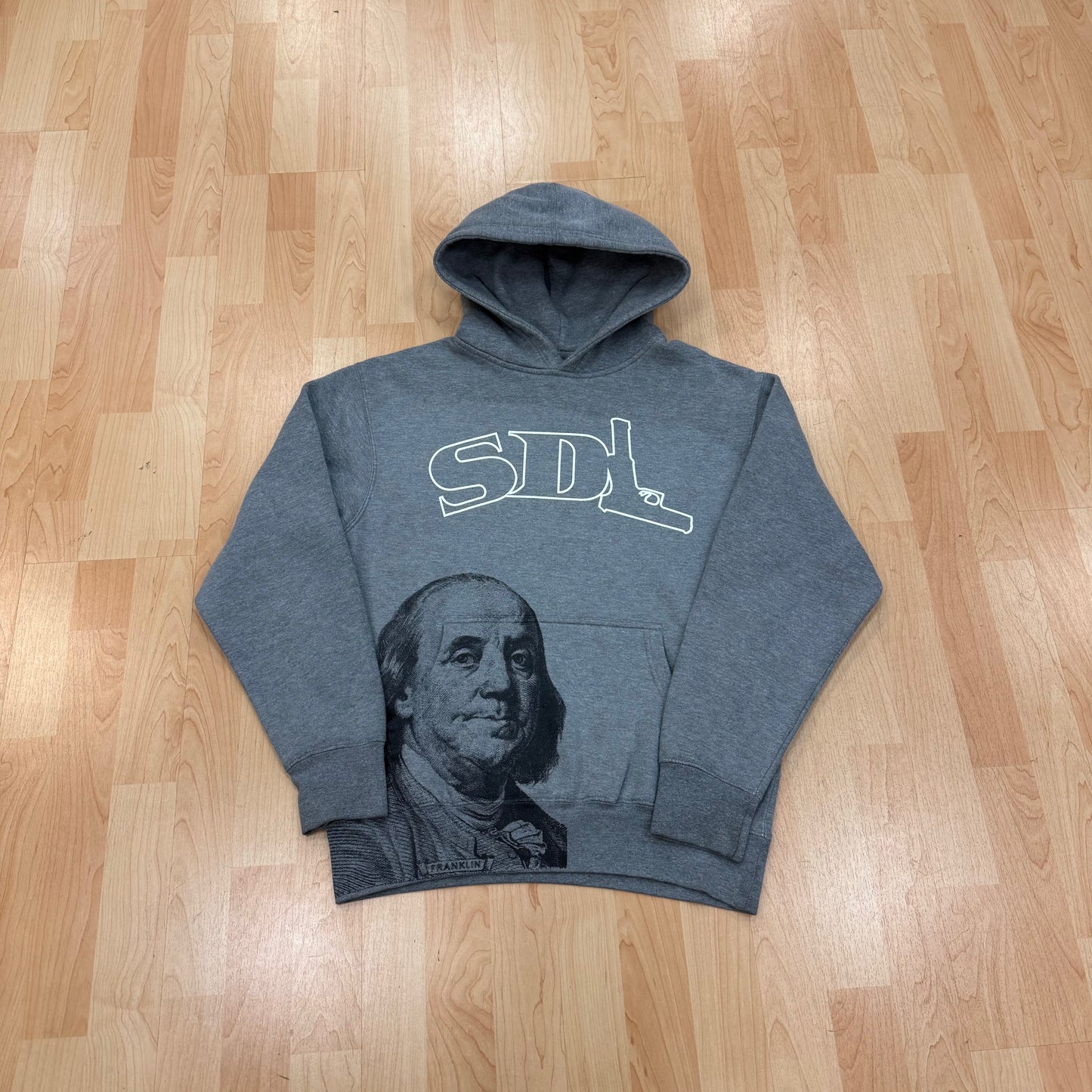 SKYS DA LIMIT GREY HOODIE (PRE-OWNED)