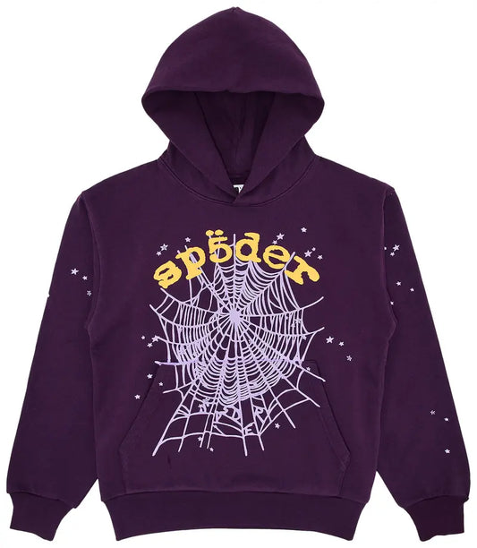 SP5DER HOODIE V2 "PURPLE"
