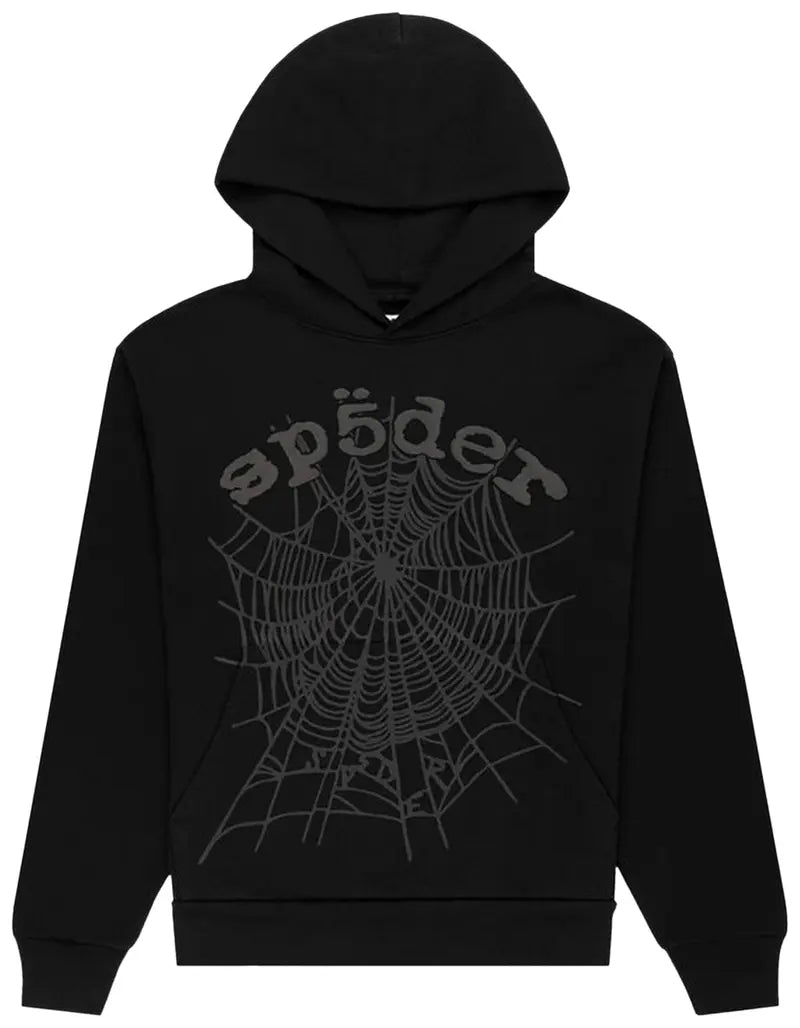 SP5DER HOODIE "PHANTOM BLACK"