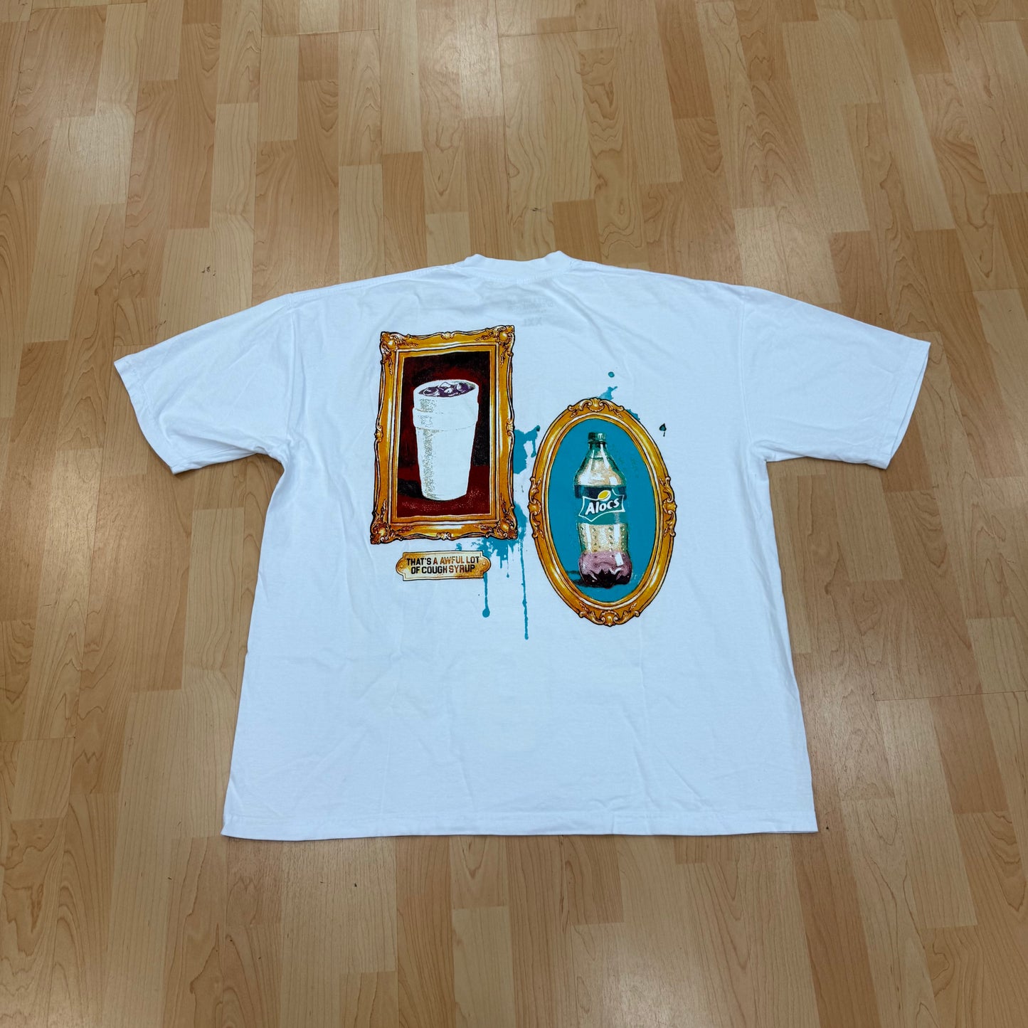 COUGH SYRUP WALL OF DRANK T-SHIRT (DEAL OF THE DAY)