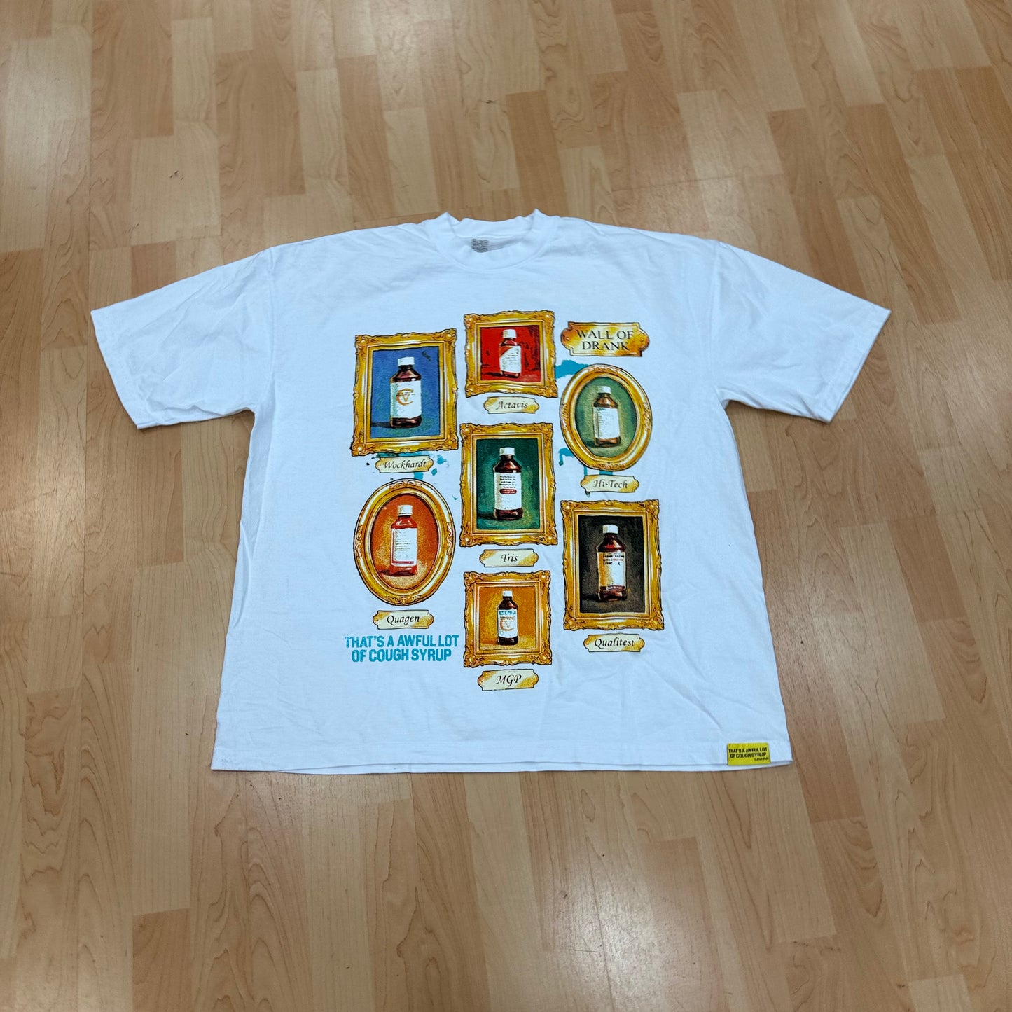 COUGH SYRUP WALL OF DRANK T-SHIRT (DEAL OF THE DAY)