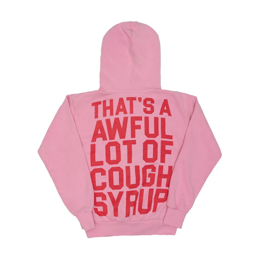 AWFUL LOT OF COUGH SYRUP CLASSIC HOODIE "PINK"