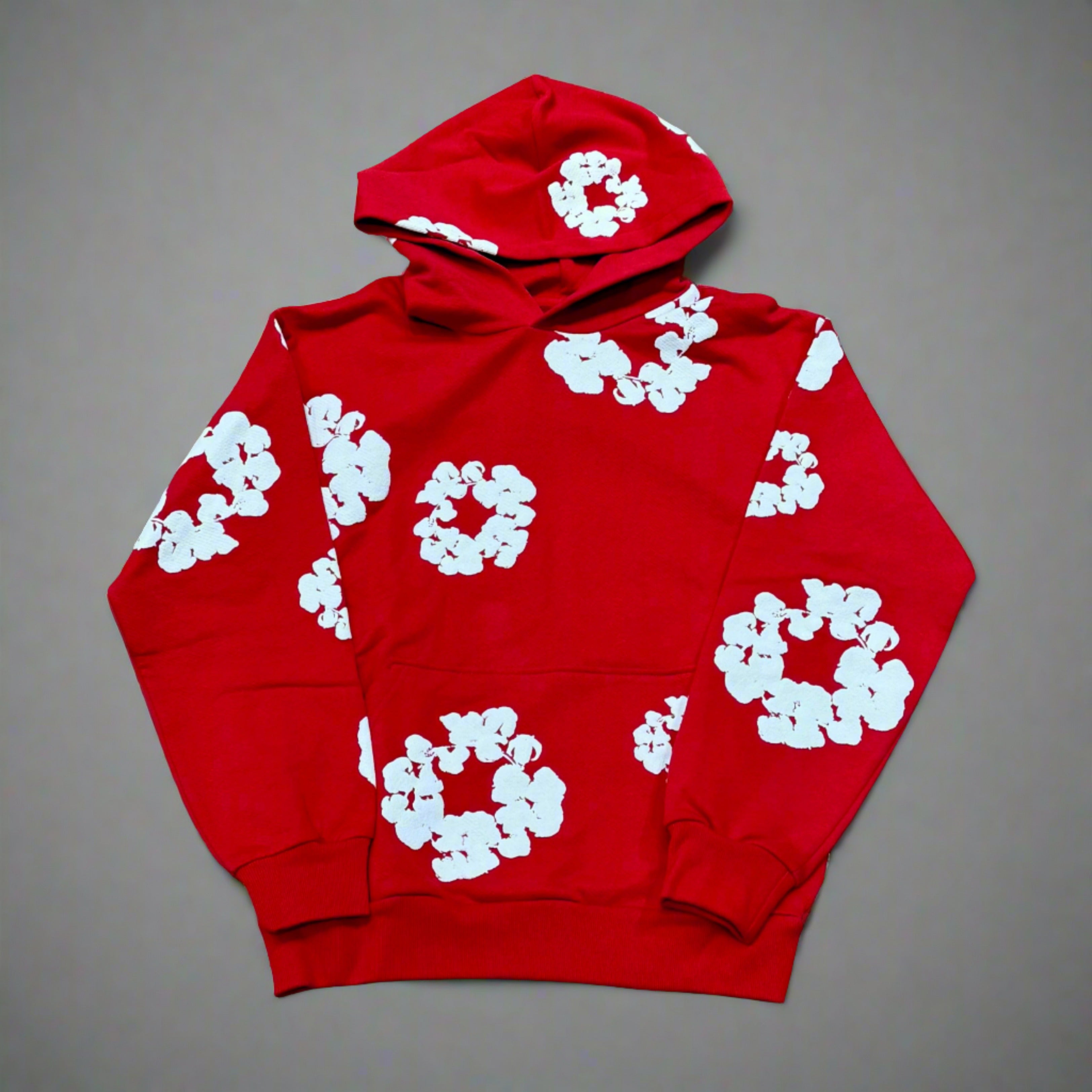 Denim Tears Cotton Wreath Sweatshirt (Red)