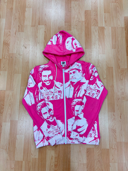 ASAALI  PINK OREO CARTEL ZIP-UP (PRE-OWNED)