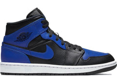 JORDAN 1 MID HYPER ROYAL TUMBLED LEATHER