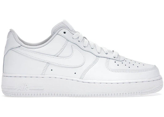 White AIR FORCE 1 LOW sneaker with low-cut silhouette and minimalist design