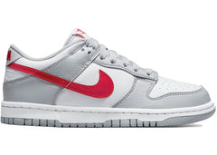 DUNK LOW WHITE GREY RED (GS)