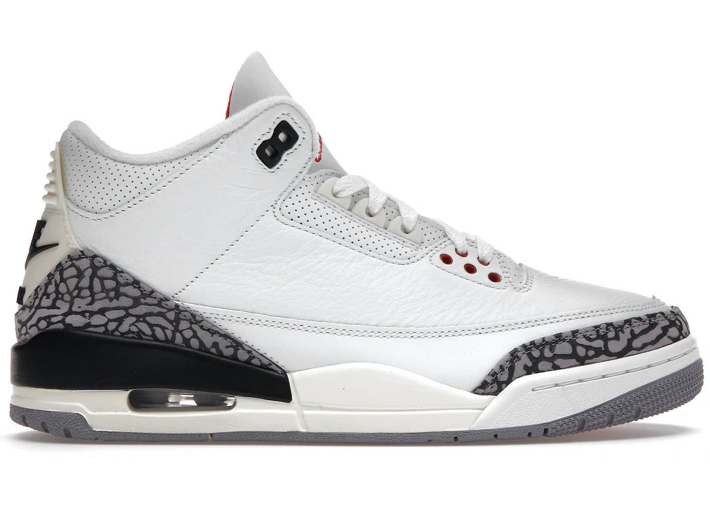 Jordan 3 Retro White Cement sneaker with classic silhouette and modern design elements